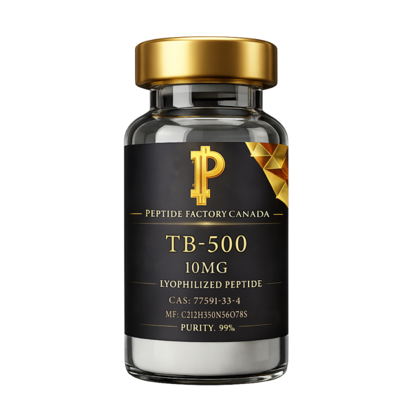 TB-500 research peptide vial in a TB-500 benefits and safety guide