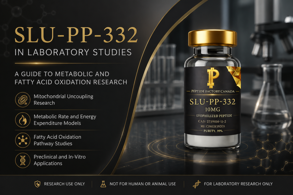 SLU-PP-332 ERR agonist research compound in laboratory studies