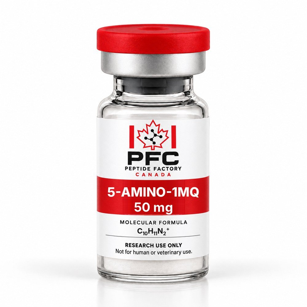 5-Amino-1MQ research vial – PFC Peptide Factory Canada