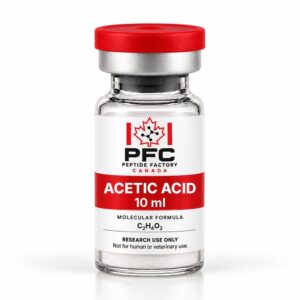 Acetic Acid Solution — 10 ml research vial – PFC Peptide Factory Canada