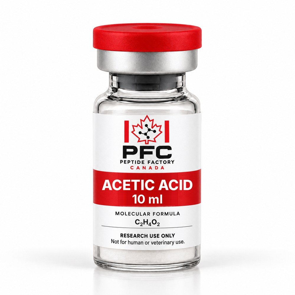 Acetic Acid Solution — 10 ml research vial – PFC Peptide Factory Canada