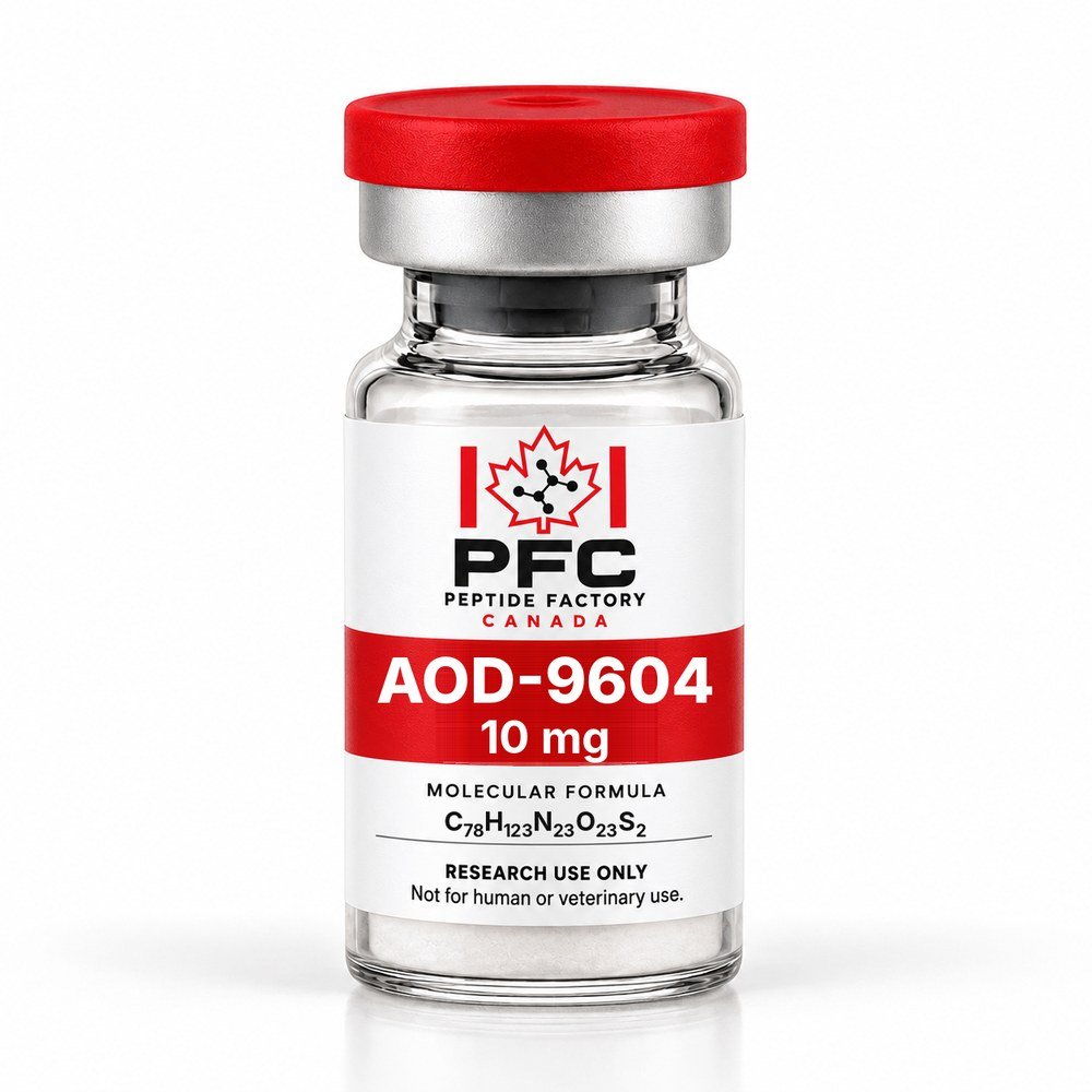 AOD-9604 research vial – PFC Peptide Factory Canada