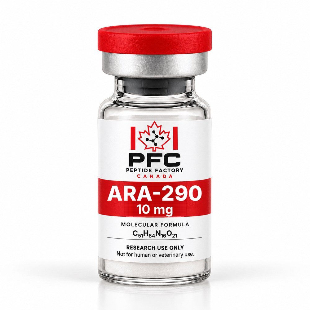 ARA-290 (Cibinetide) research vial – PFC Peptide Factory Canada