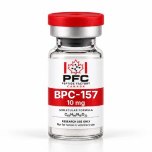 BPC-157 research vial – PFC Peptide Factory Canada