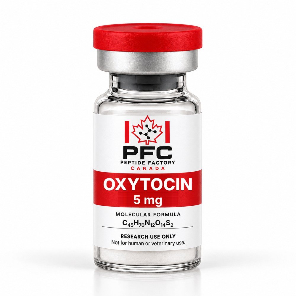 Oxytocin Acetate research vial – PFC Peptide Factory Canada
