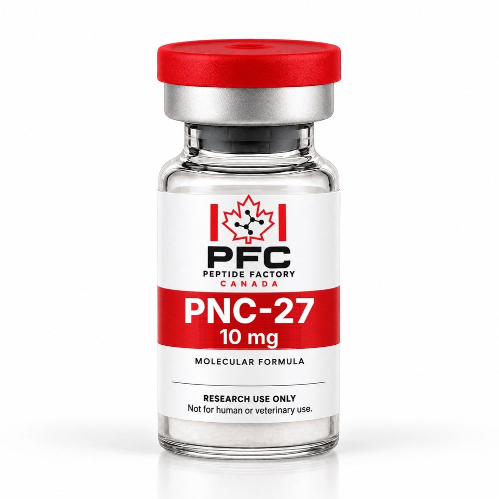 PNC-27 research vial – PFC Peptide Factory Canada