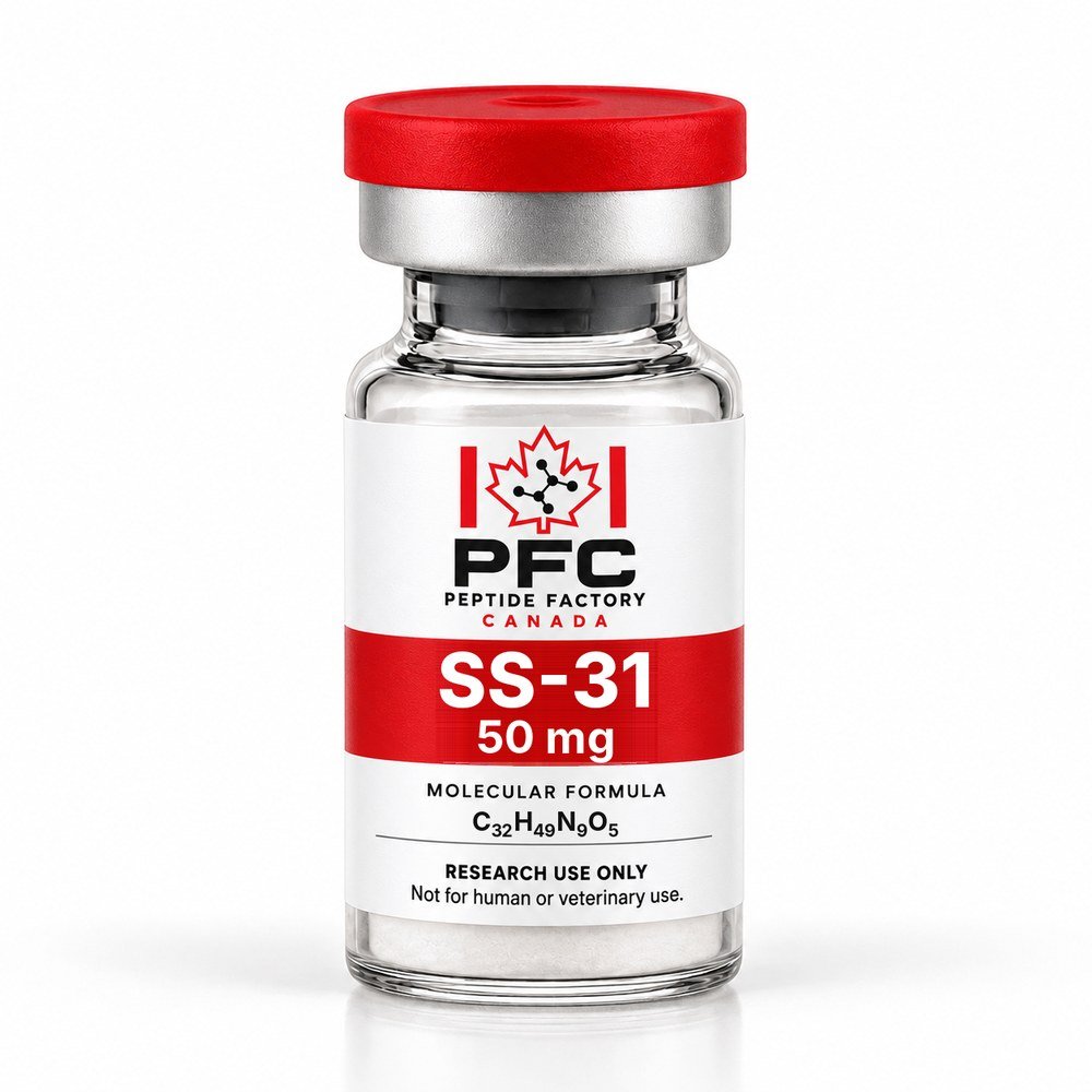 SS-31 (Elamipretide) research vial – PFC Peptide Factory Canada