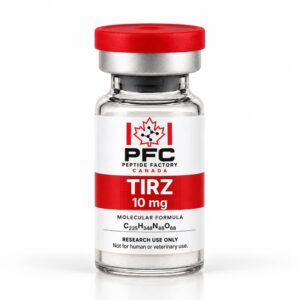 Tirzepatide 10 mg research vial – PFC Peptide Factory Canada