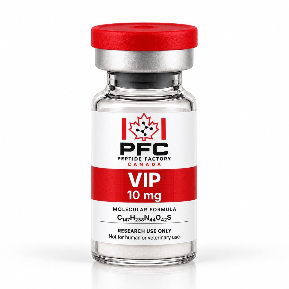 VIP (Vasoactive Intestinal Peptide) research vial – PFC Peptide Factory Canada